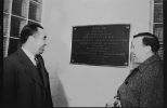 L-R.  Emil Mazey, Walter Reuther, Dedication of WDET_FM, December 14, 1948.

Ownership of WDET was given to Wayne State University in 1952.