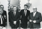 Walter Reuther, John F. Kennedy, and George Meany