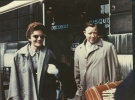 Walter and May Reuther leaving Paris circa September, 1955