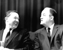 Walter Reuther at the 1964 AFL-CIO and IUD Convention, 1964.

On the right is US Vice-President Hubert Humphrey.