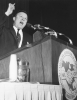 Walter Reuther delivering a speech at the CIO 9th Constitutional Convention in Boston, MA.  October 13-17, 1947.