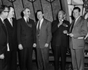 Left to Right:-1.-2.  Hubert H. Humphrey-3.  Senator Wayne Morse-4.  walter P. Reuther-5.  -6.  Roy Reuther