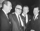 Walter Reuther with Nelson Rockefeller (third form left)."