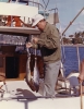 Walter Reuther fishing, one of his other mainstay hobbies.