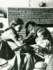 Walter Reuther with his daughters (Linda and Elisabeth) in an undated photo.