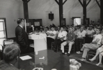 Walter Reuther speaking at Region 8’s 1965 Summer School.